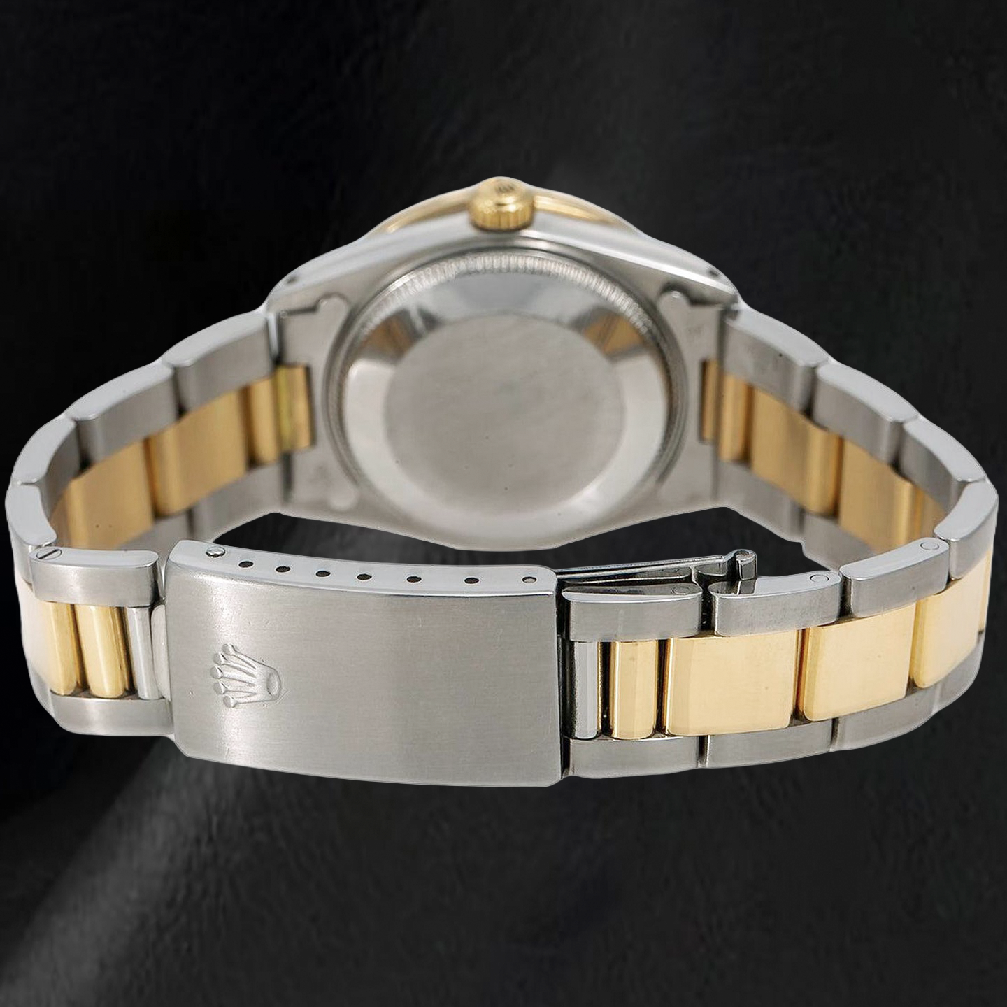 Orologio Rolex Date 1505 34 mm Bicolore Quadrante Rosso con Diamanti Bracciale Jubilee