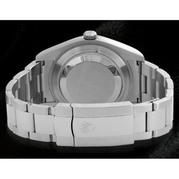 Rolex Date Just II 41 mm quadrante blu orologio
