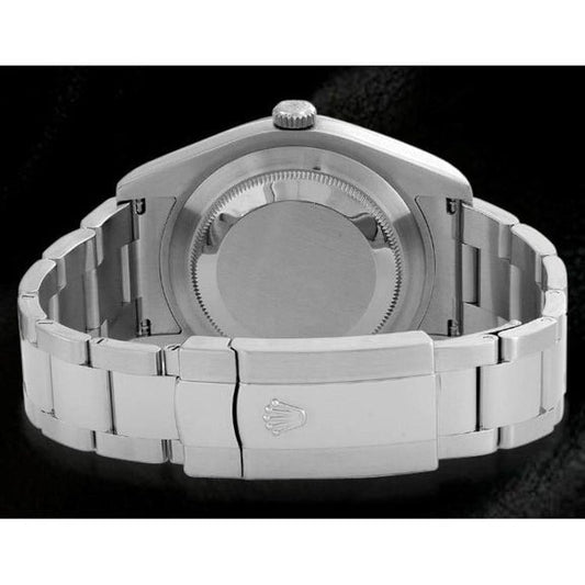 Rolex Date Just II 41 mm quadrante blu orologio
