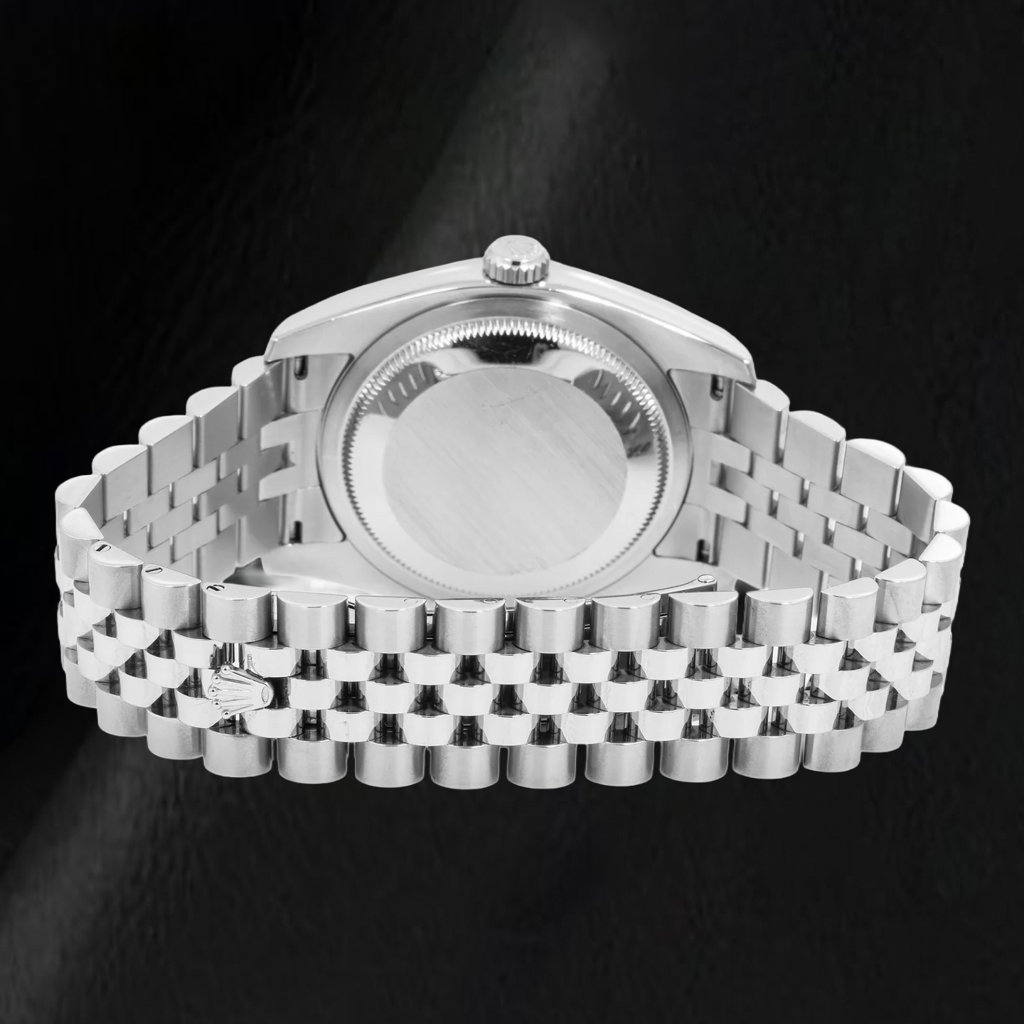 Orologio Rolex Datejust 116234 36 mm in Acciaio Inossidabile con Quadrante Nero con Numeri Romani