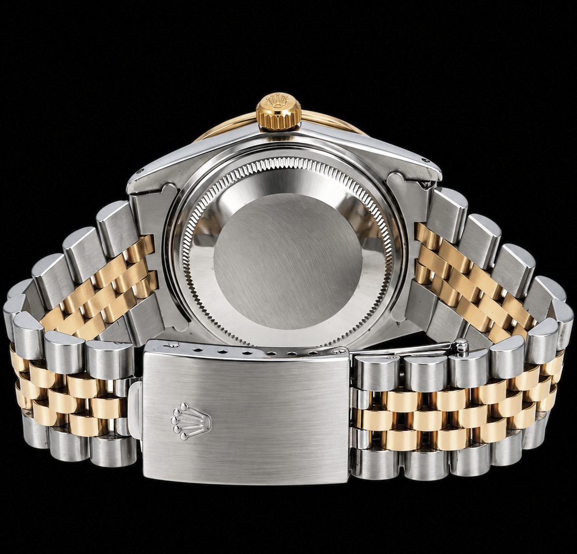 Rolex Datejust 16013 36 mm Orologio Bicolore Quadrante Blu con Diamanti