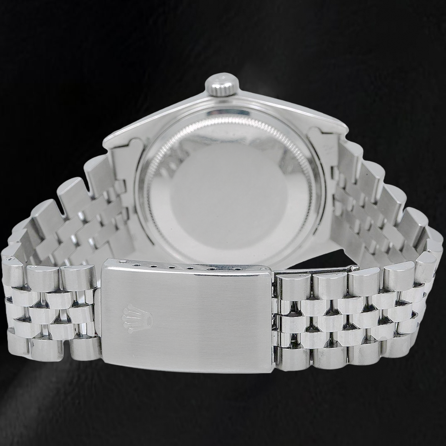 Rolex Datejust 1601 36 mm Orologio in Acciaio Inossidabile Quadrante Blu con Diamanti Bracciale Jubilee