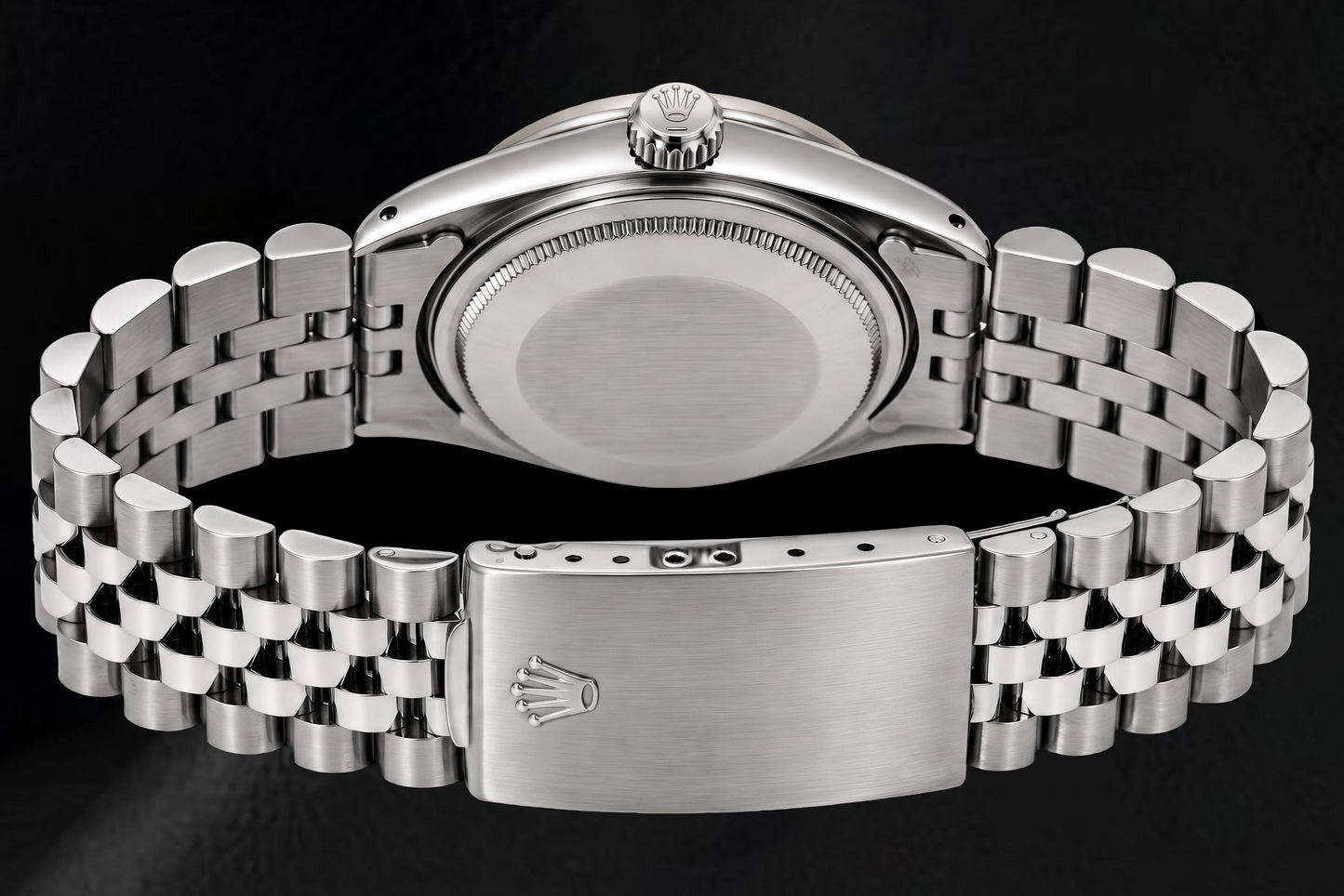 Rolex Datejust 1603 36 mm Orologio in Acciaio Inossidabile con Quadrante Bianco con Numeri Romani
