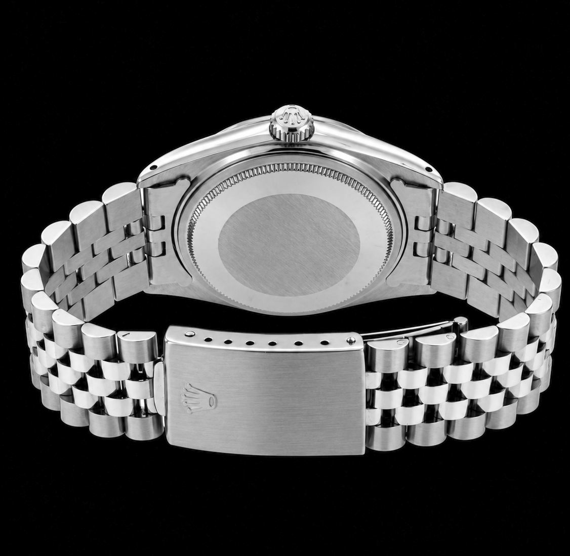 Rolex Datejust 16200 36 mm Orologio in Acciaio Inossidabile con Quadrante Blu con Diamanti