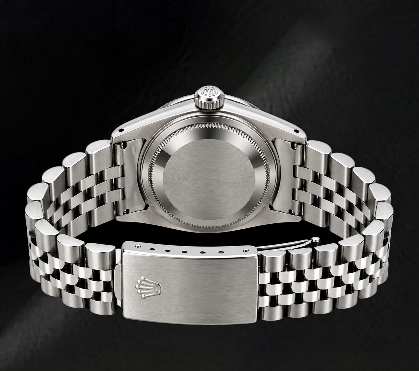 Rolex Datejust 16200 Orologio in Acciaio Inossidabile 36 mm con Quadrante Blu con Diamanti e Lunetta con Diamanti
