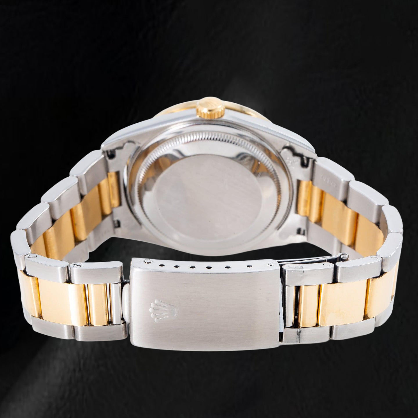 Rolex Datejust 16203 36 mm Orologio Bicolore Quadrante con Diamanti in Madreperla Bianca e Numeri Romani