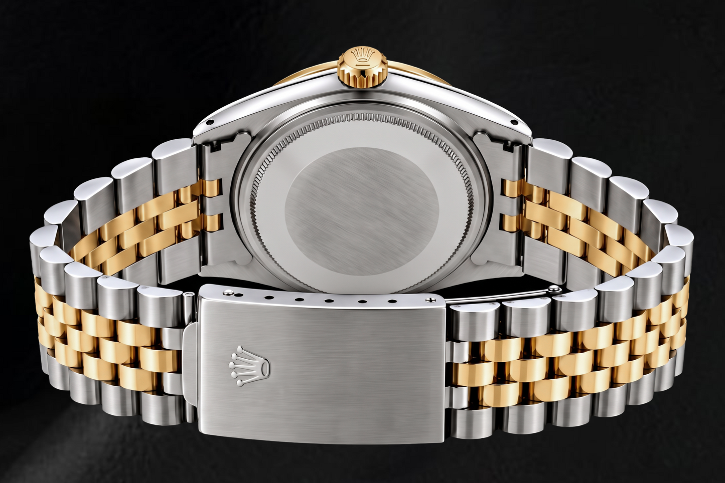 Rolex Datejust 16233 36 mm Orologio Bicolore Quadrante con Diamanti in Madreperla Rosa