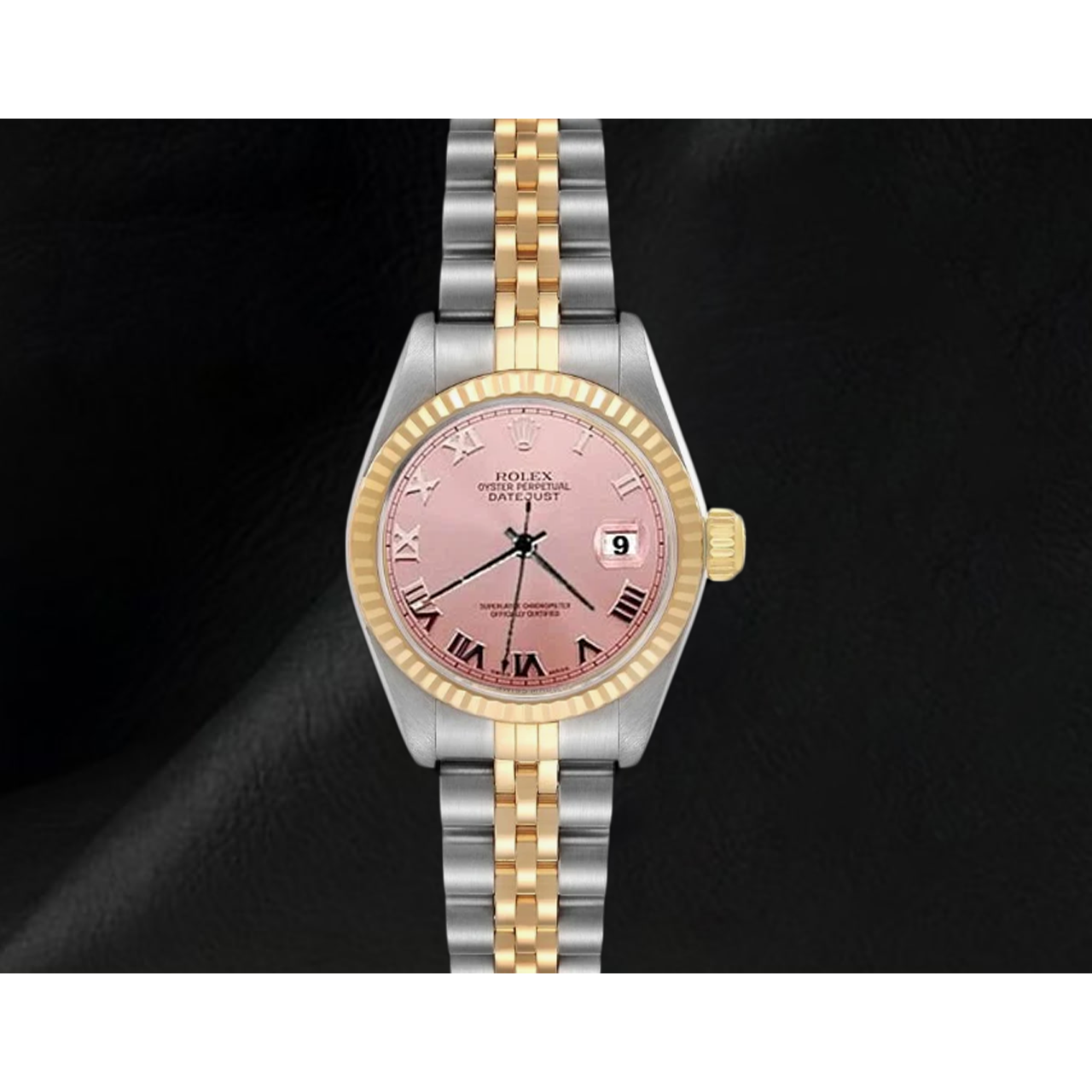 Rolex Datejust 26 mm orologio da donna bicolore anno 2002 quadrante con numeri romani