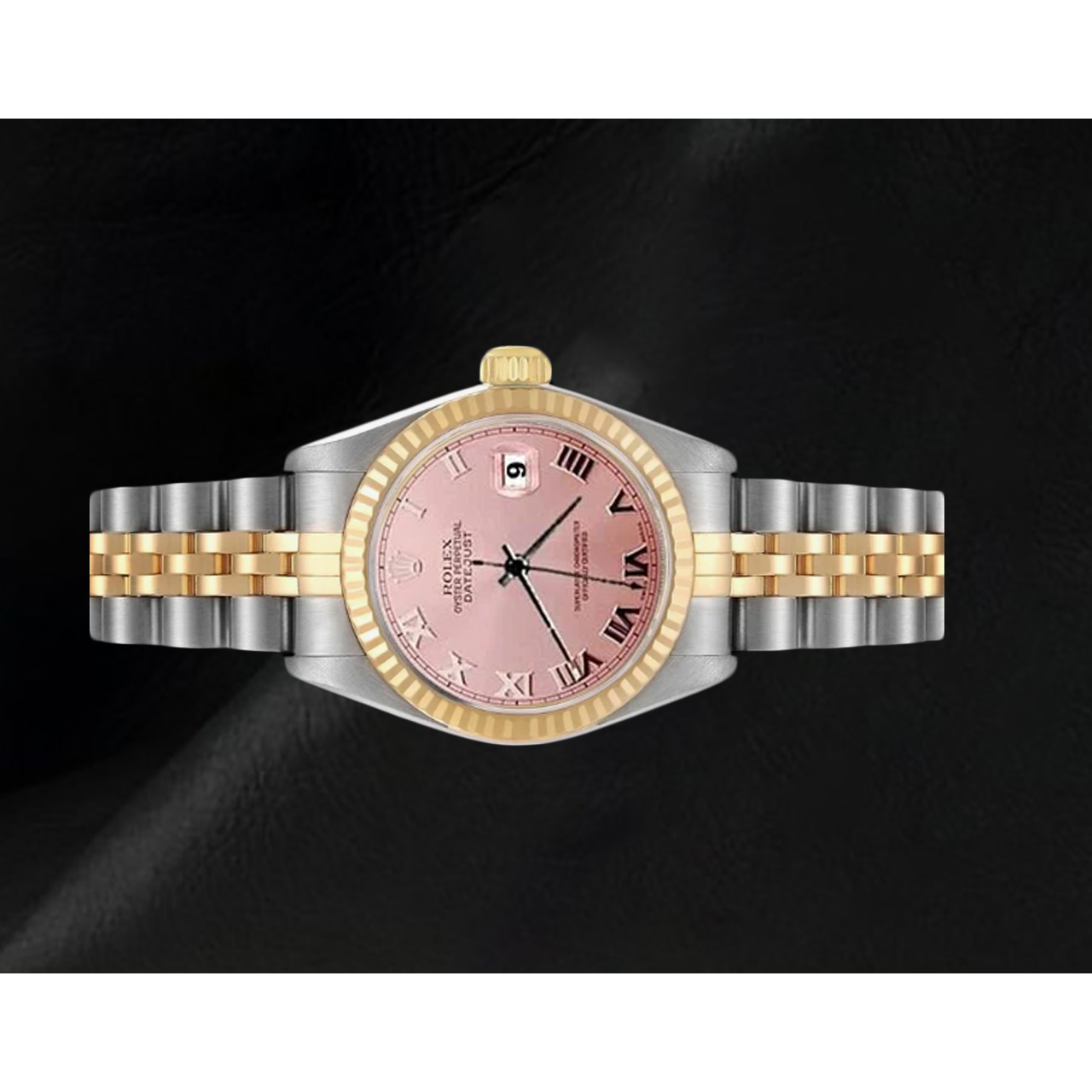 Rolex Datejust 26 mm orologio da donna bicolore anno 2002 quadrante con numeri romani