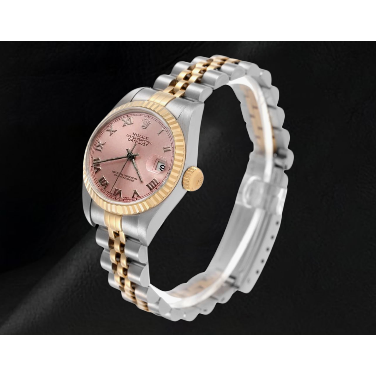 Rolex Datejust 26 mm orologio da donna bicolore anno 2002 quadrante con numeri romani