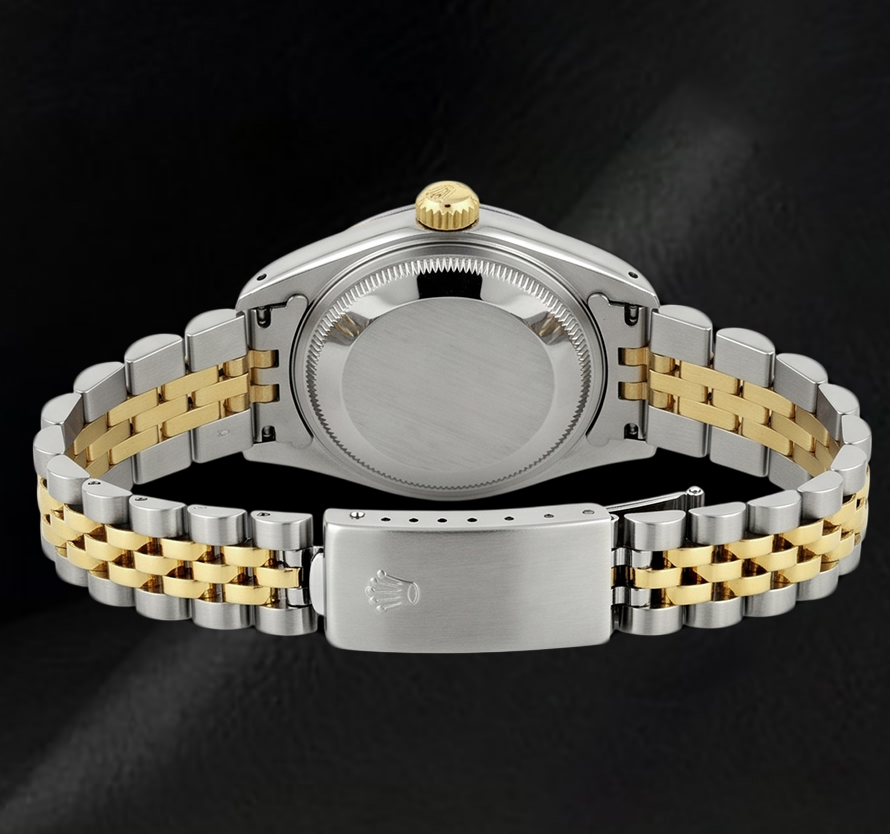 Rolex Datejust 26mm 69173 Orologio Bicolore Quadrante con Diamanti in Madreperla Blu