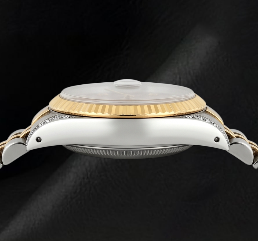 Orologio Rolex Datejust 26 mm 6917 Bicolore Quadrante Salmone con Diamanti