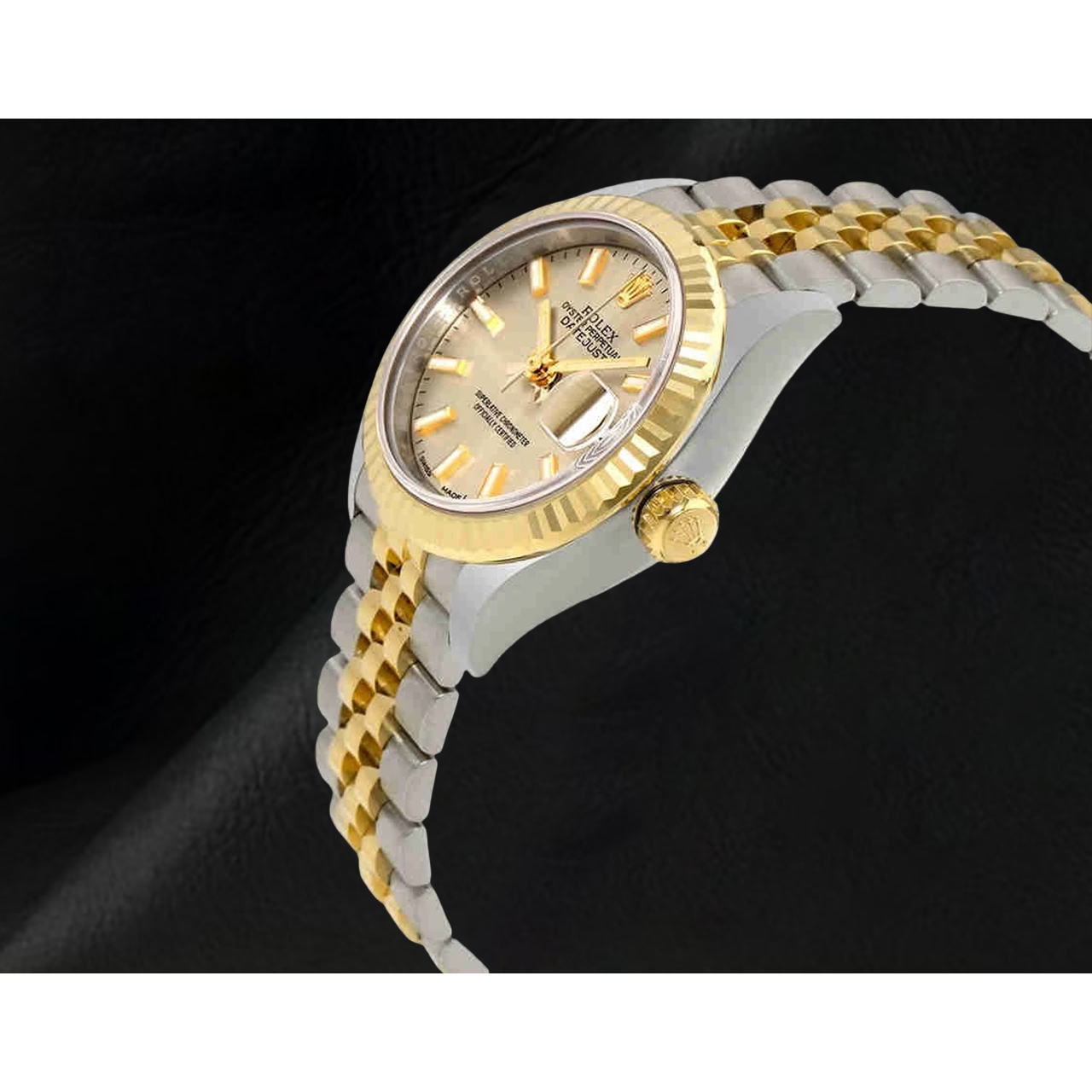 Rolex Datejust 279173 Orologio da Donna Bicolore con Quadrante con Diamanti 28 mm