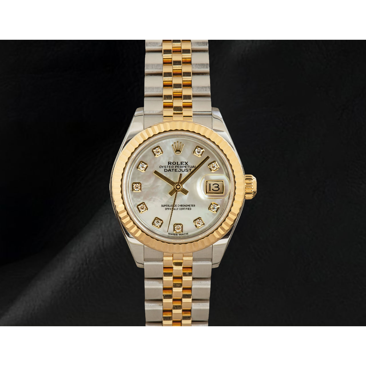 Rolex Datejust 279173 Quadrante in Madreperla con Diamanti Orologio da Donna 28 mm