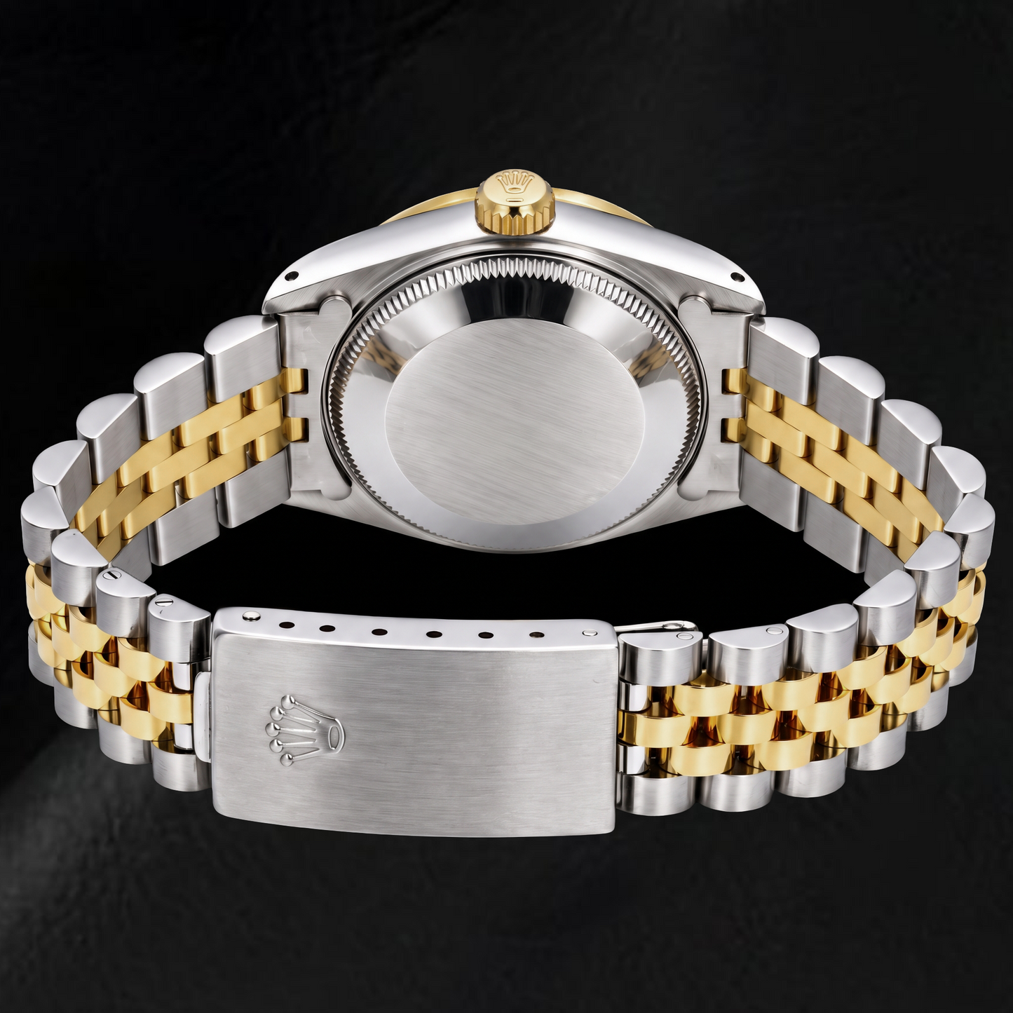 Rolex Datejust 6824 31mm Orologio Bicolore Quadrante Champagne con Indici a Bastone e Numeri Romani