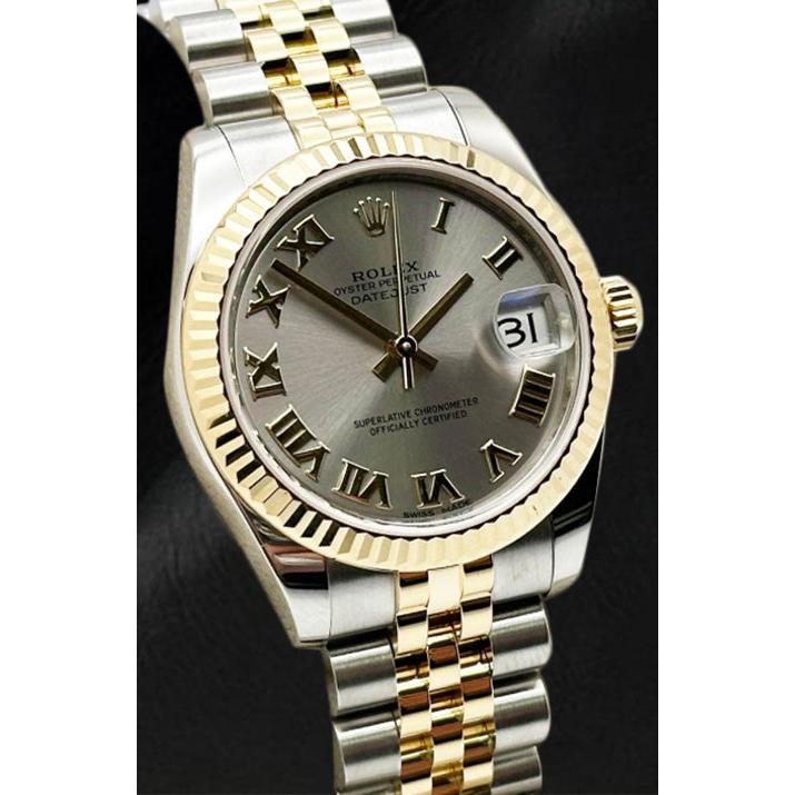 Gemma Rolex in Two Tone – vista frontale