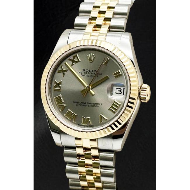 Gemma Rolex in Two Tone – vista laterale
