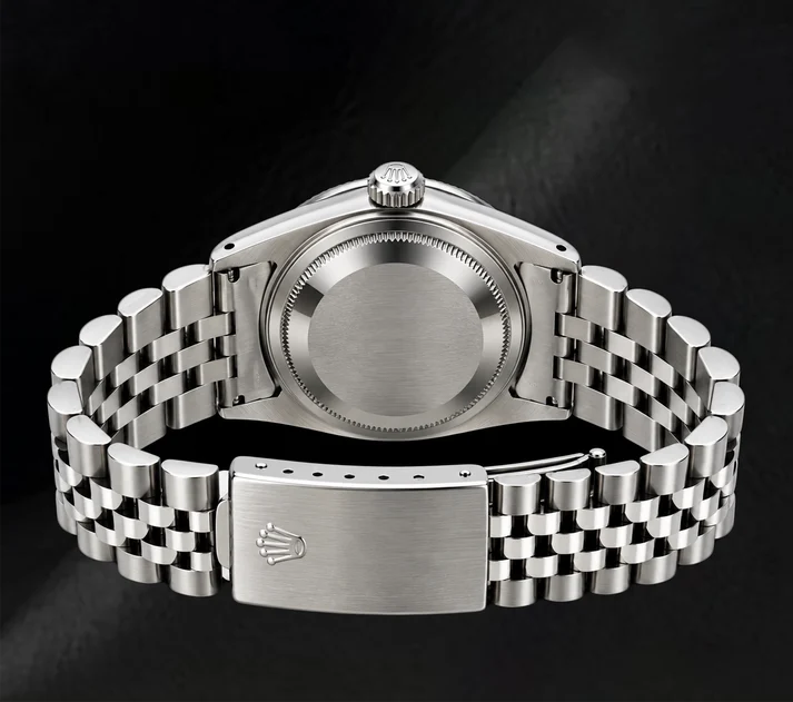 Rolex Datejust 36 mm 16200 Orologio in Acciaio Inossidabile con Quadrante con Diamanti in Madreperla Bianca
