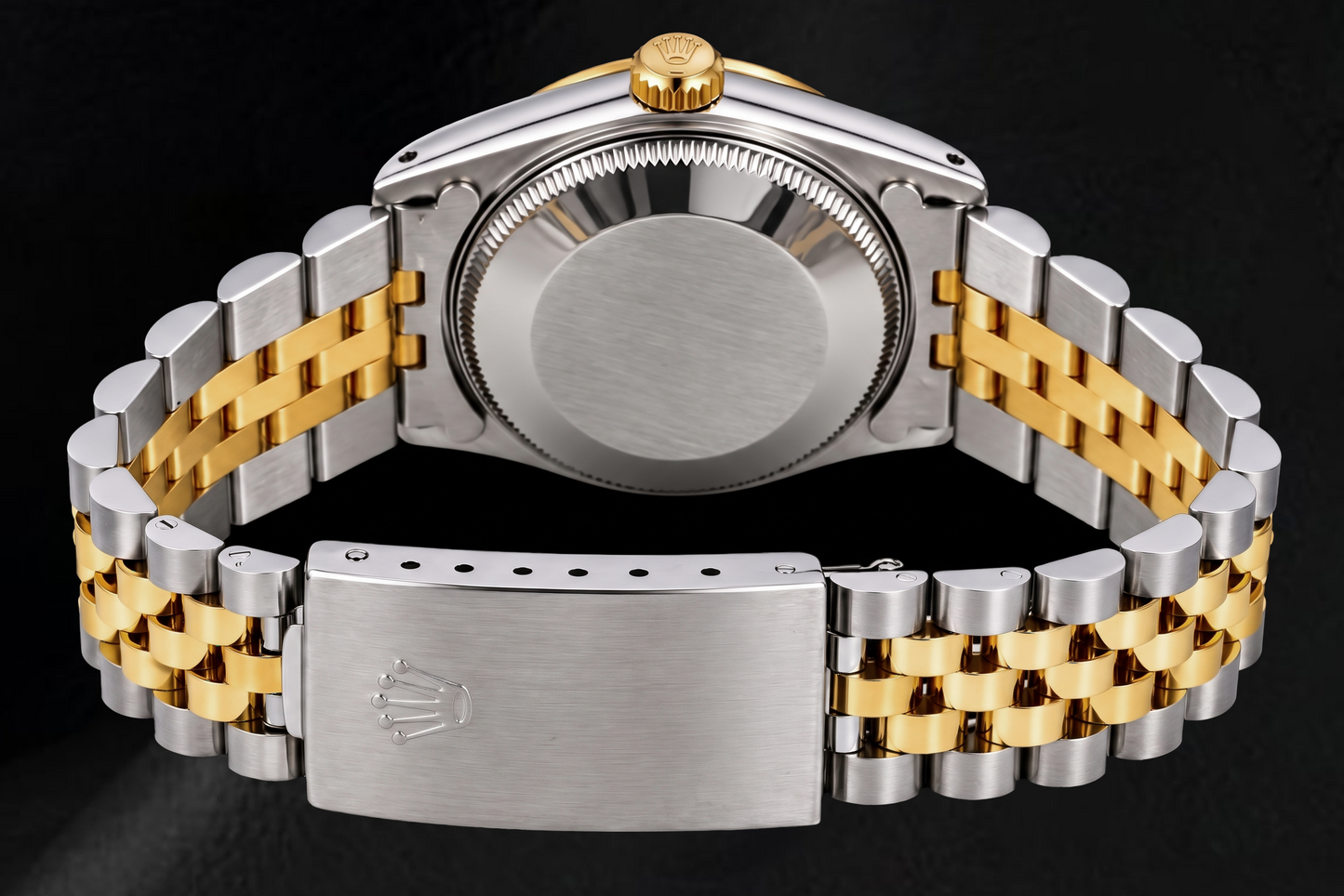 Rolex Datejust 6824 Orologio 31 mm Bicolore Quadrante Champagne con Indici a Bastone