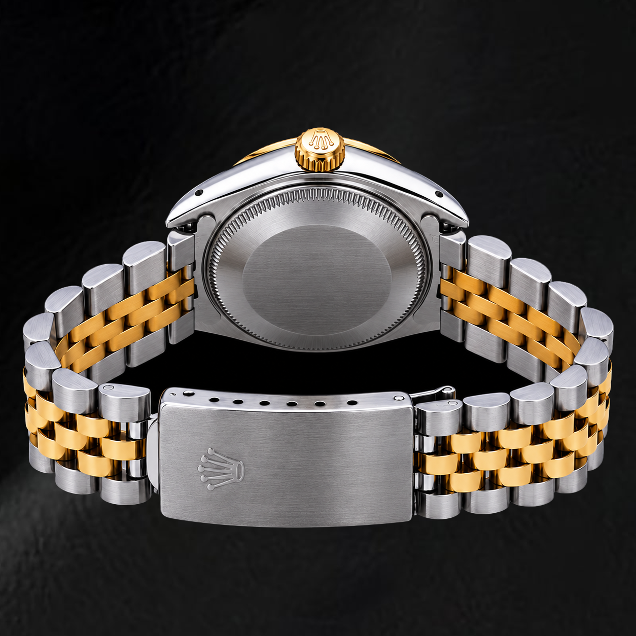 Rolex Datejust 68273 31 mm Orologio Bicolore Quadrante Blu con Diamanti