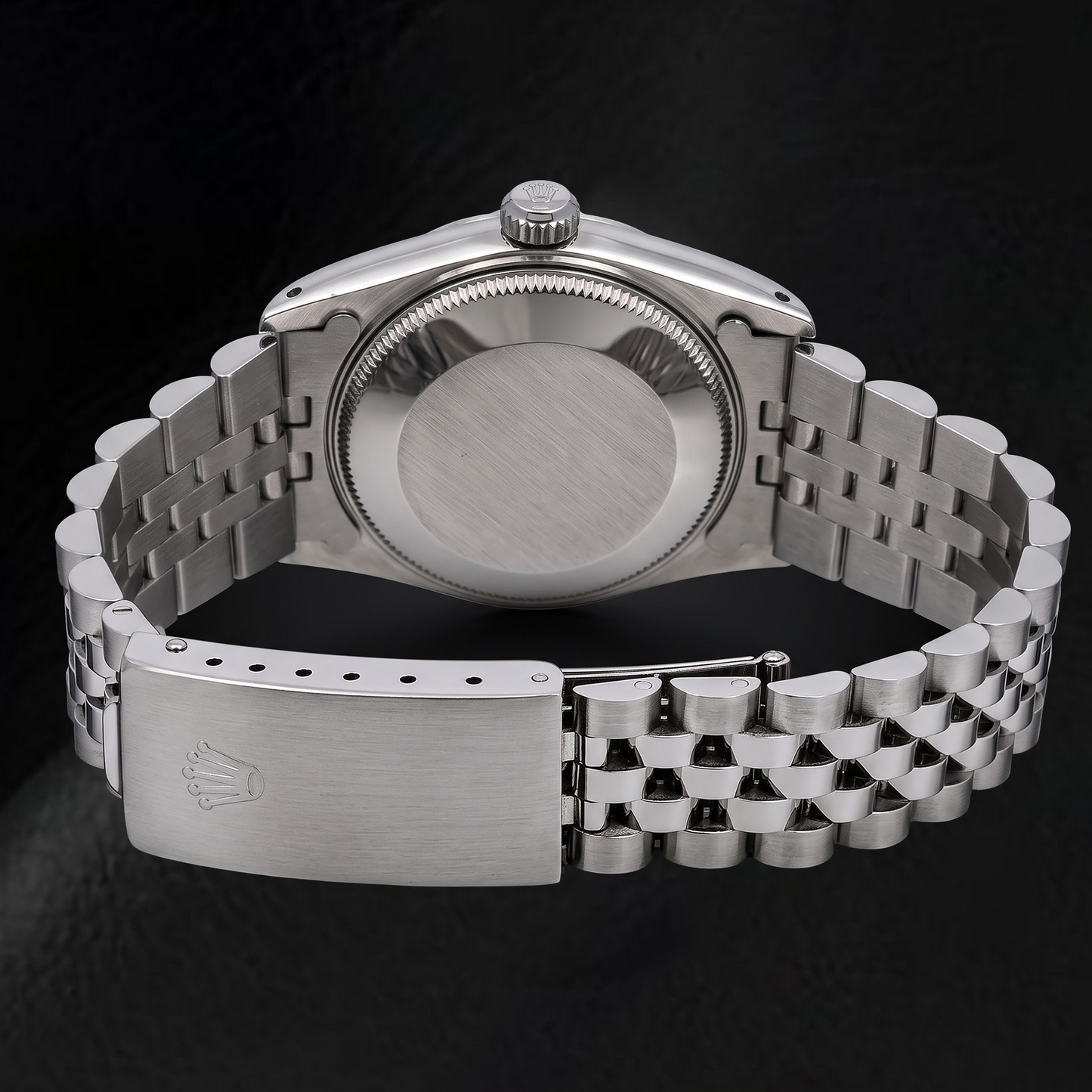 Orologio Rolex Datejust 68274 31 mm in Acciaio Inossidabile con Quadrante con Indici a Bastone Argento con Motivo ad Arazzo