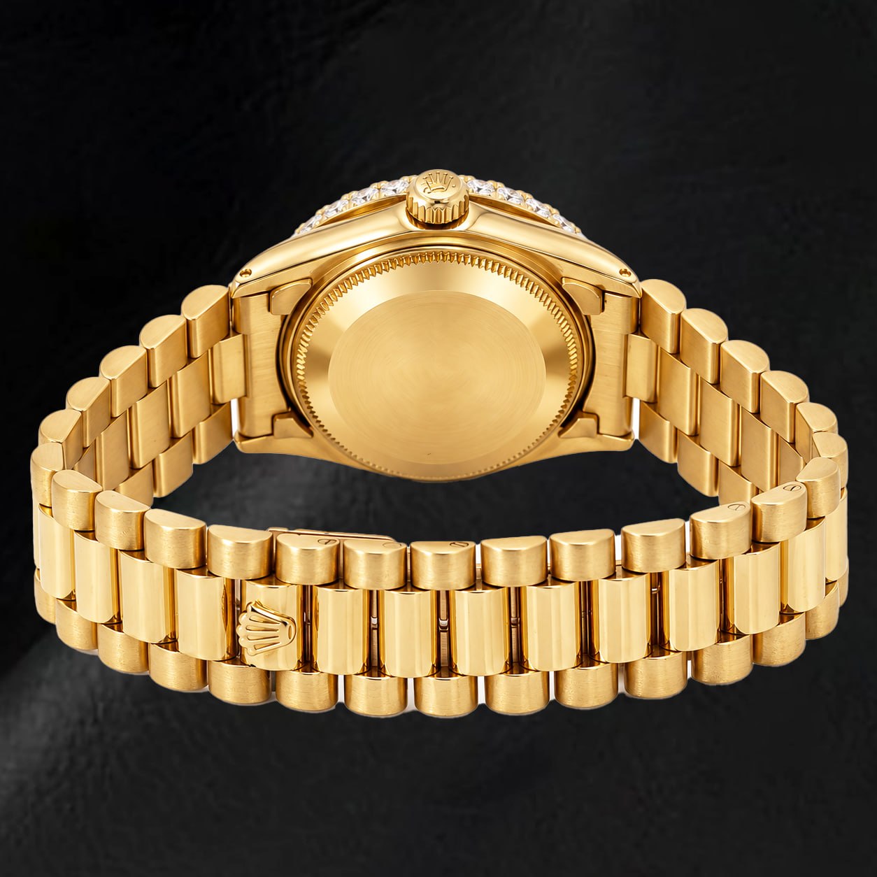 Rolex Datejust 6827 31 mm Orologio in Oro Giallo Quadrante in Madreperla Bianca con Diamanti