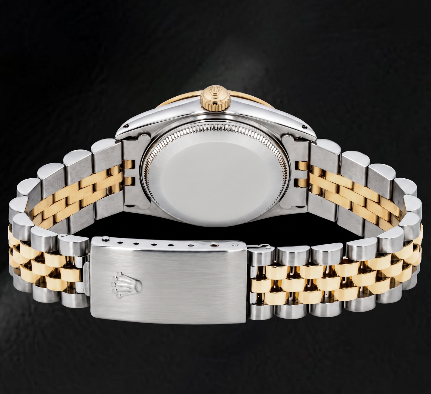 Orologio Rolex Datejust 6827 31 mm Bicolore Quadrante Verde con Diamanti