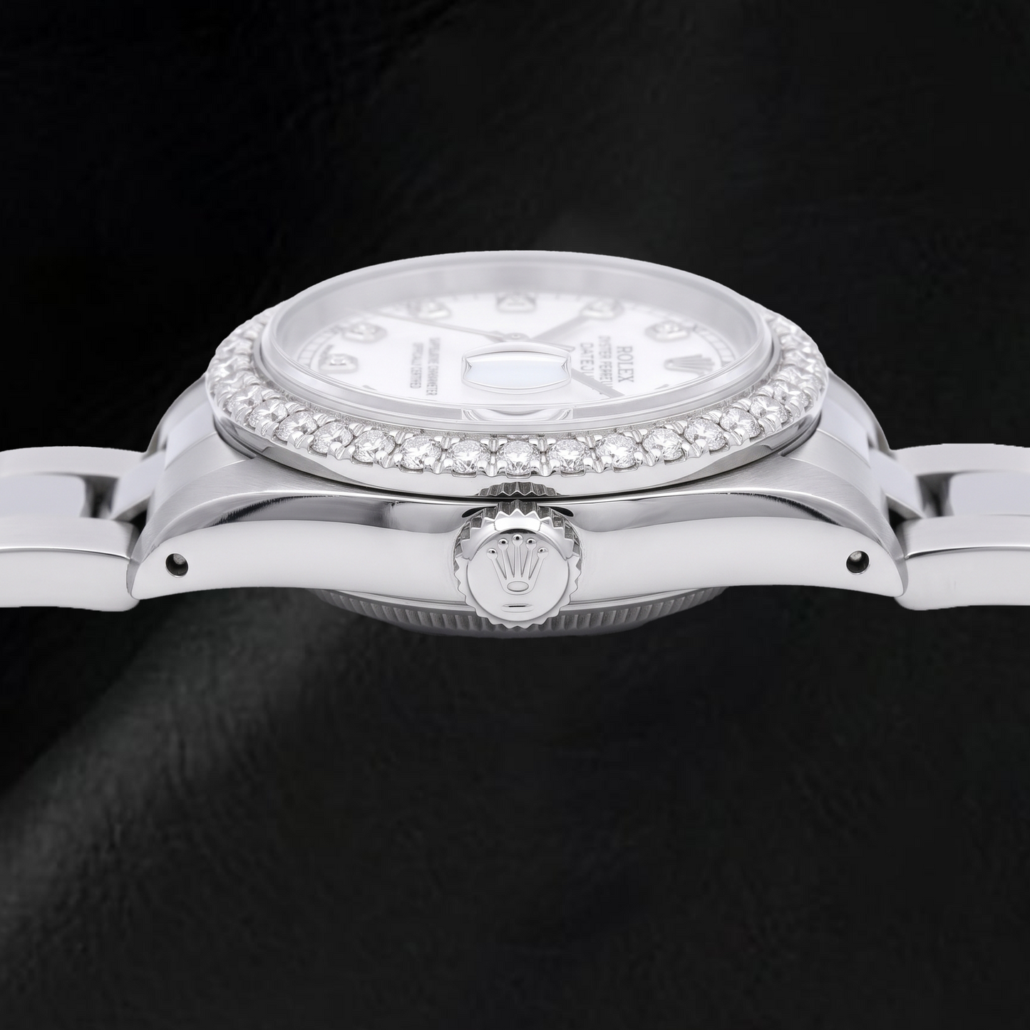 Rolex Datejust 69160 26mm Orologio in Acciaio Inossidabile con Quadrante con Diamanti in Madreperla Bianca