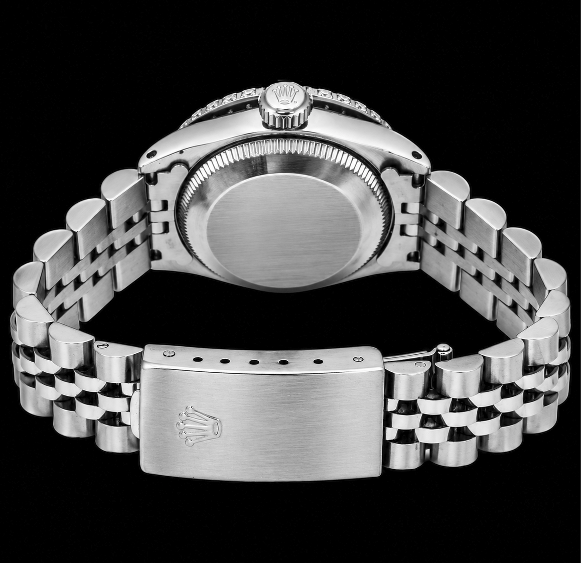 Rolex Datejust 6916 26mm Orologio in Acciaio Inossidabile con Quadrante Grigio con Diamanti