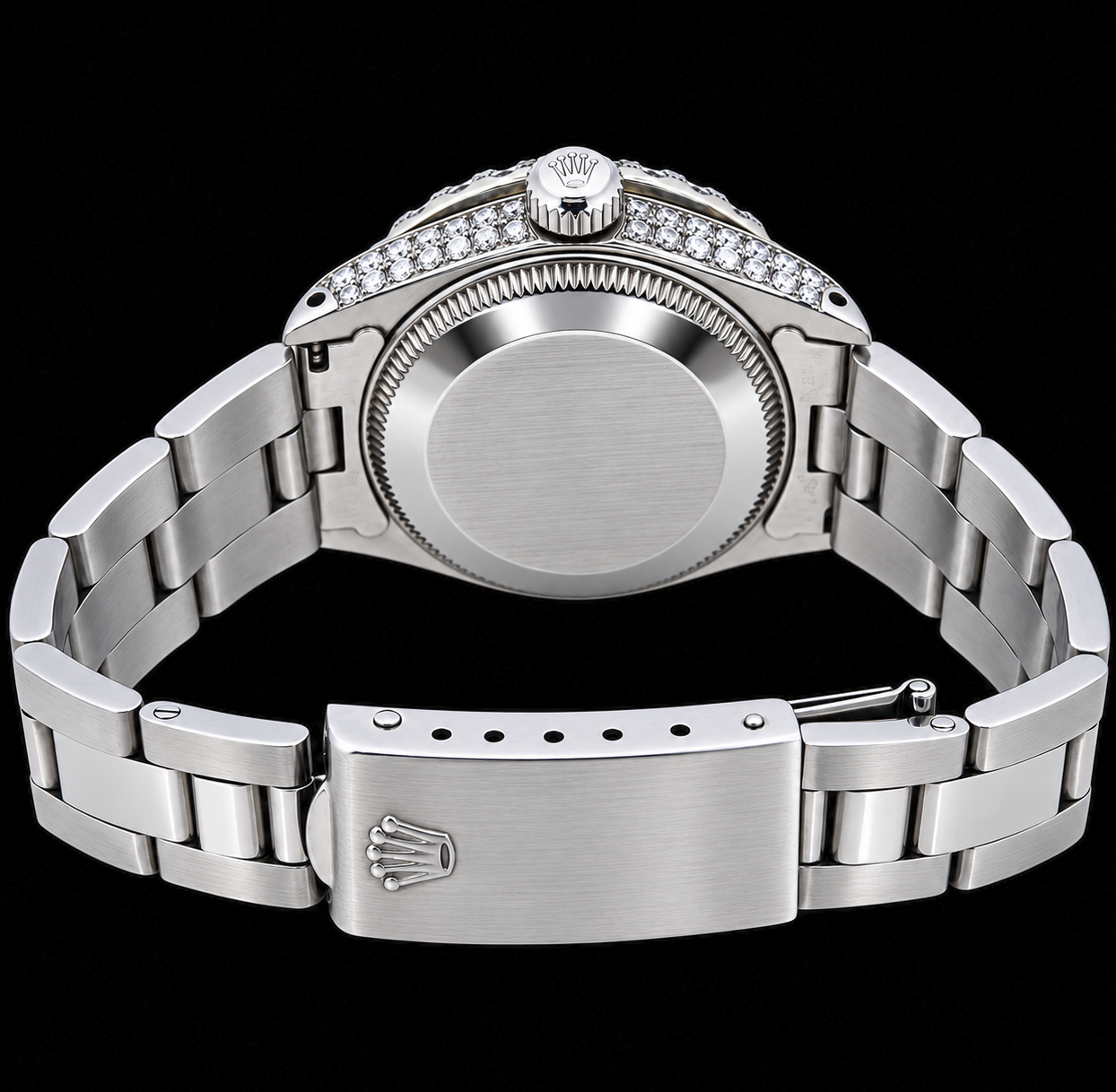 Rolex Datejust 6916 26 mm Orologio in Acciaio Inossidabile con Quadrante con Diamanti in Madreperla Rosa