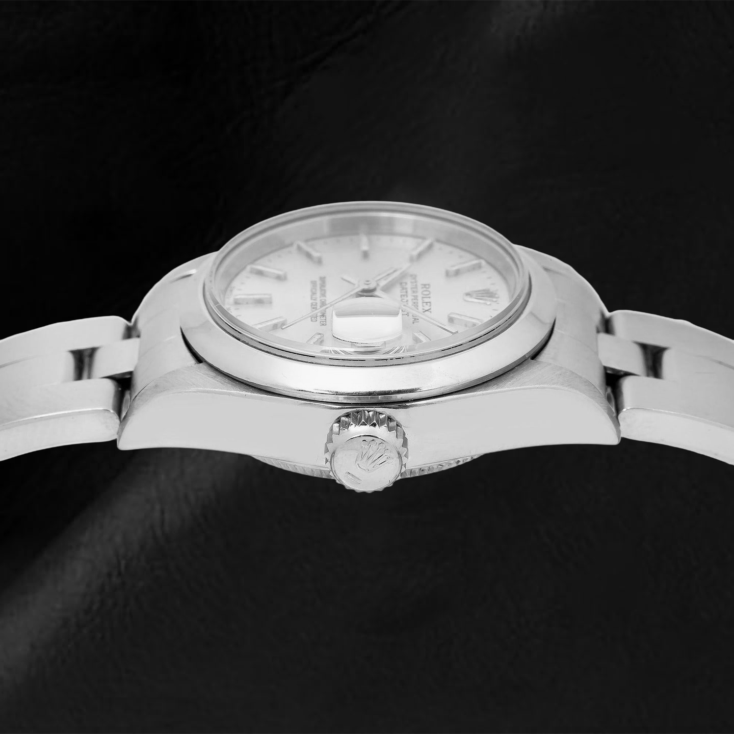 Orologio Rolex Datejust 6916 26 mm Quadrante Argento con Indici a Bastone Acciaio Inossidabile Bracciale Oyster