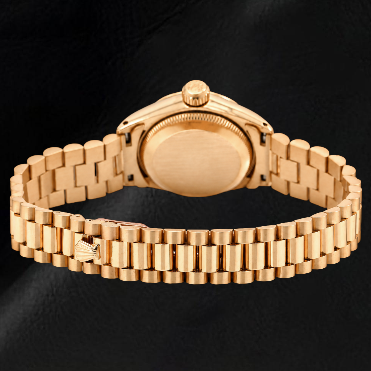 Orologio Rolex Datejust 69178 26 mm in Oro Giallo con Quadrante con Diamanti in Madreperla Bianca e Bracciale President