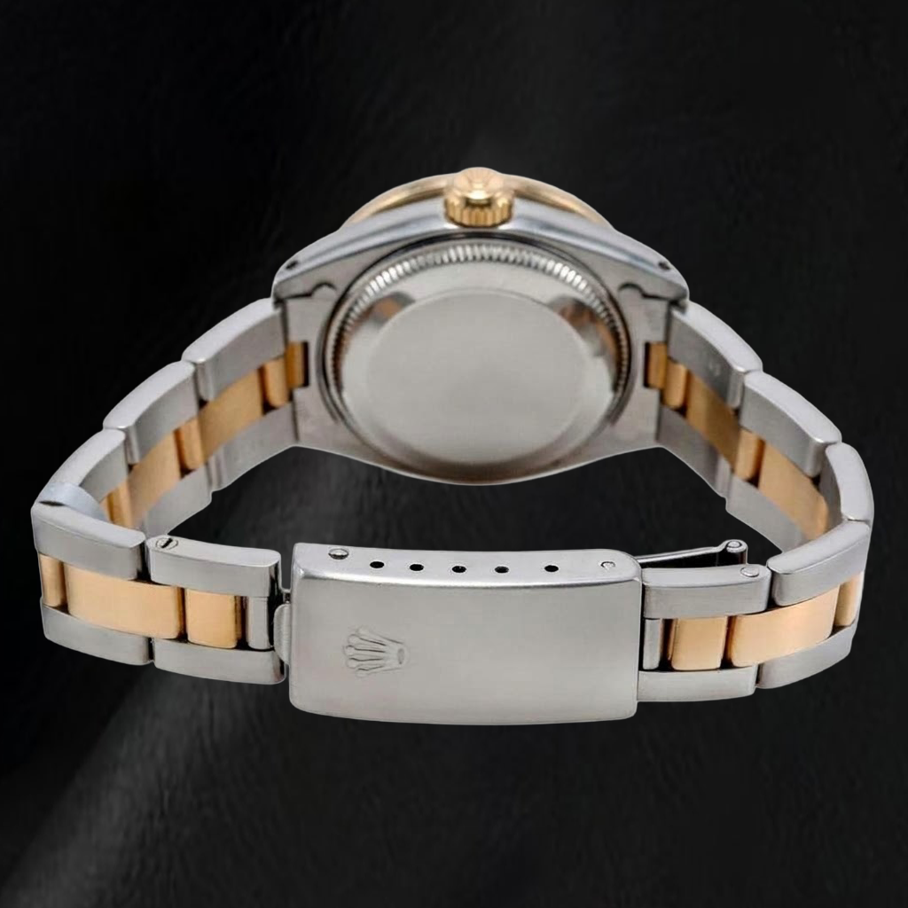 Rolex Datejust 6917 26 mm Orologio Bicolore Quadrante con Diamanti Nero