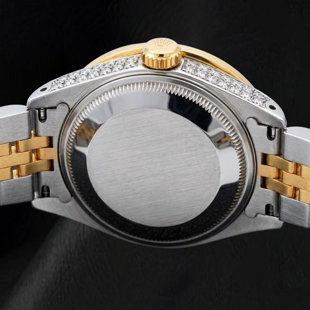 Orologio Rolex Datejust 6917 26 mm Bicolore Quadrante con Diamanti Argento