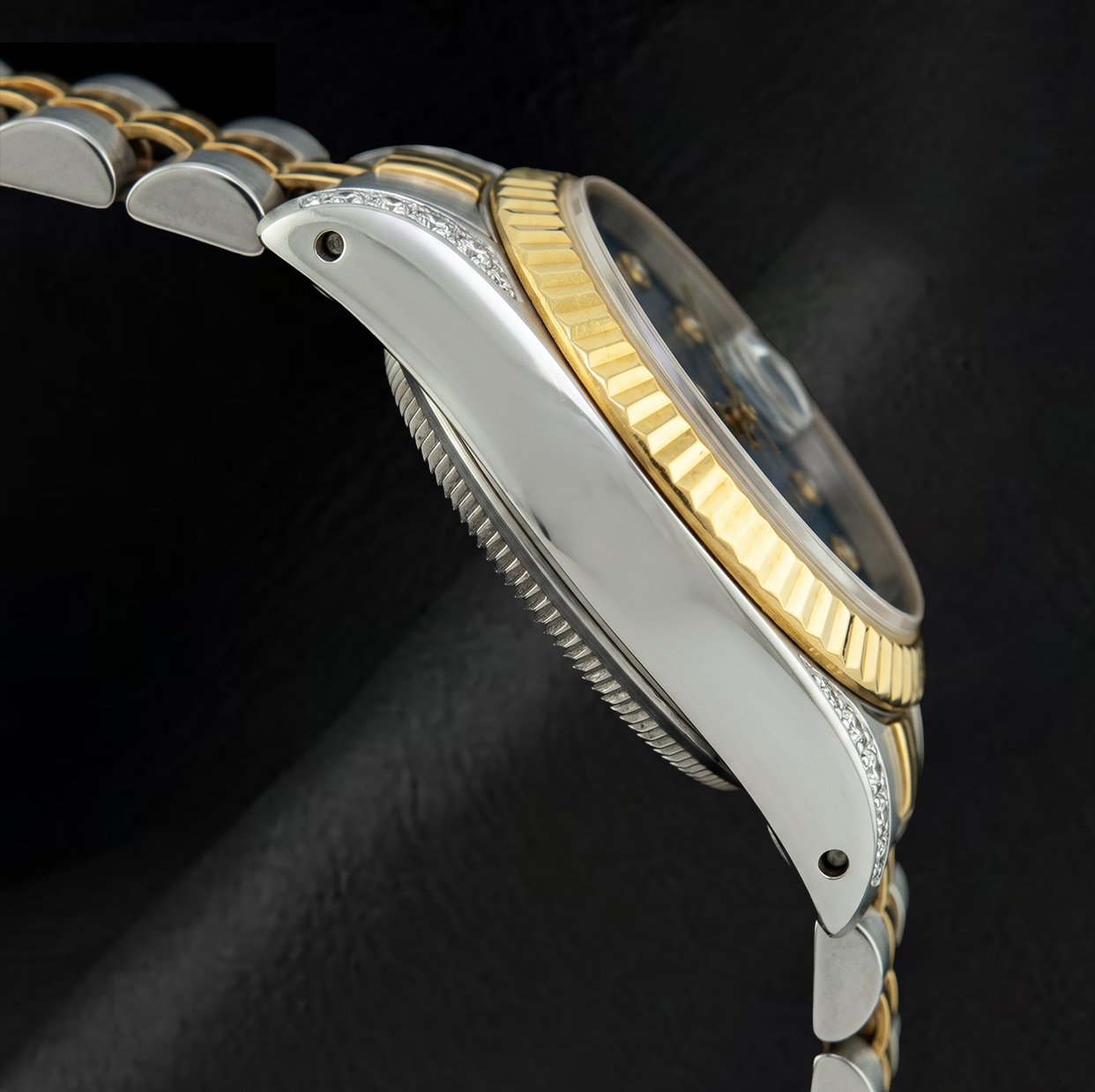 Rolex Datejust 6917 Orologio Bicolore 26mm Quadrante Blu con Diamanti