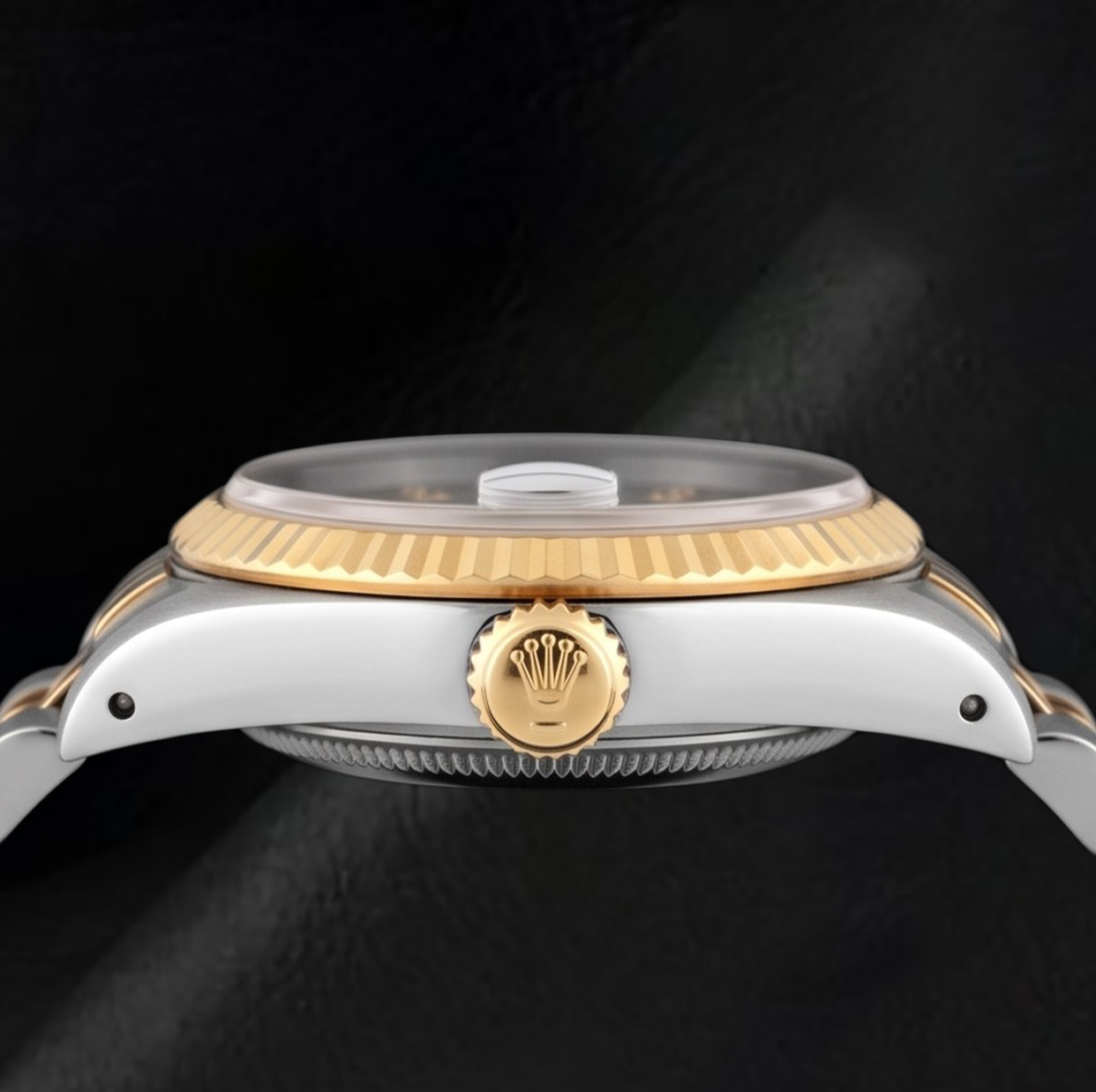 Rolex Datejust 6917 Orologio Bicolore 26 mm Quadrante Argento con Diamanti