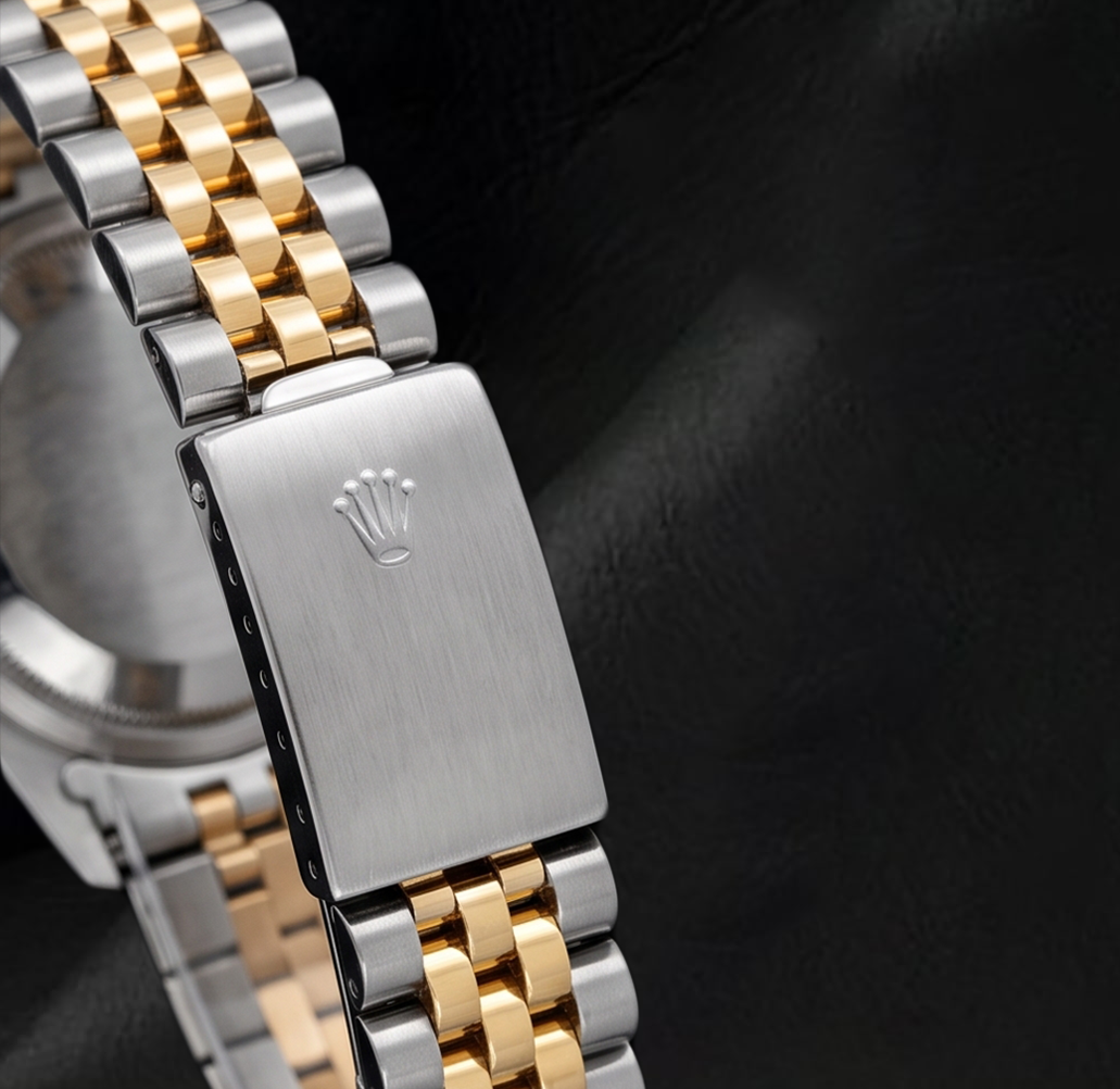 Rolex Datejust 6917 Orologio Bicolore 26 mm Quadrante Argento con Diamanti