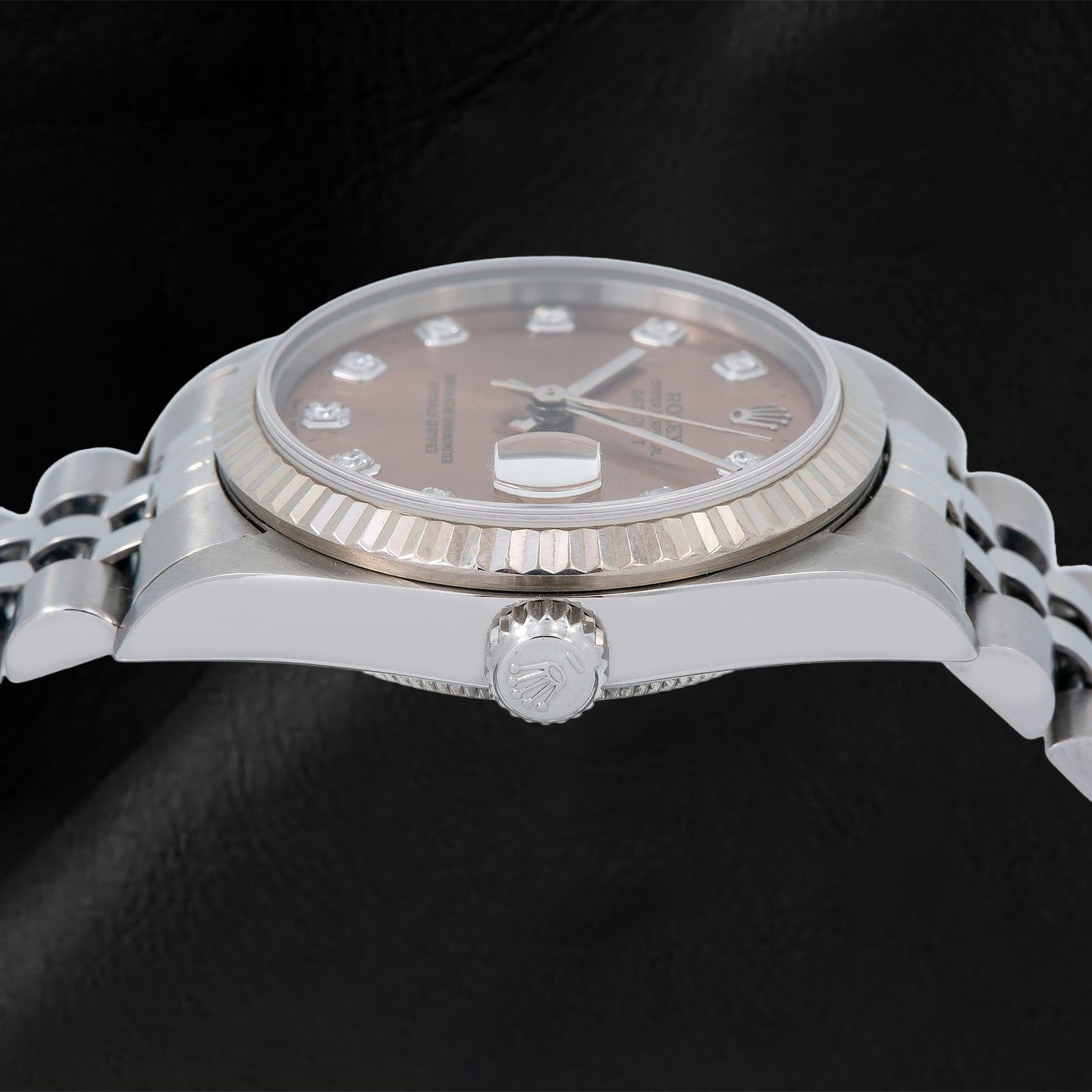 Orologio Rolex Datejust 78274 31 mm Quadrante Marrone con Diamanti Acciaio Inossidabile Bracciale Jubilee