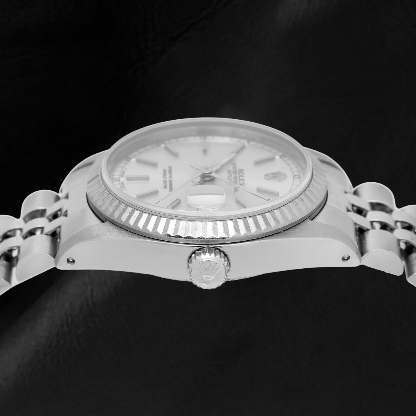 Orologio Rolex Datejust 78274 31 mm Quadrante Argento con Indici a Bastone Bracciale Jubilee in Acciaio Inossidabile