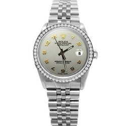 Rolex Datejust Diamond Quadrante Arabo Datejust Acciaio Inossidabile Orologio giubileo con regolazione rapida
