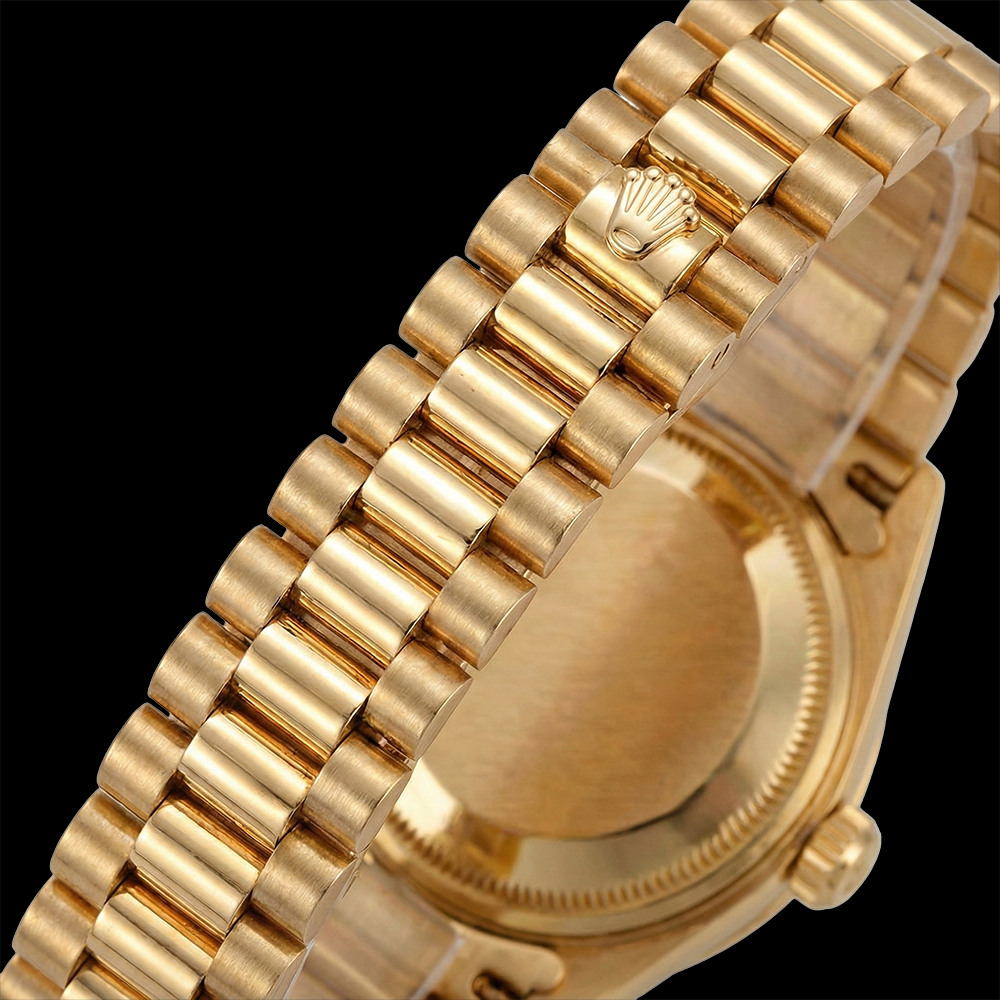 Rolex Datejust Orologio Bracciale in oro giallo Quadrante con lunetta in diamanti
