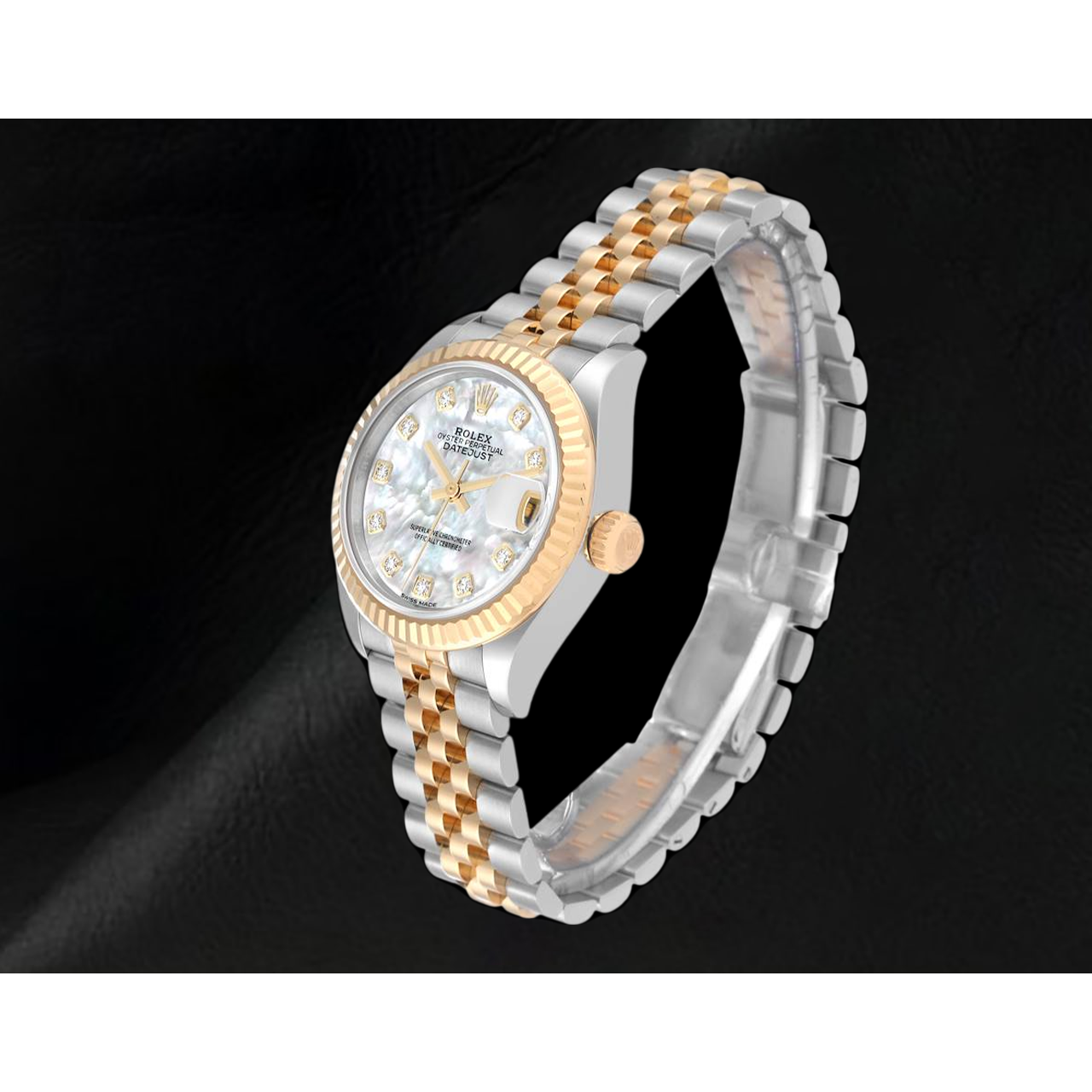 Orologio da Donna Rolex Datejust Bicolore 28 mm Madreperla Diamanti 279173