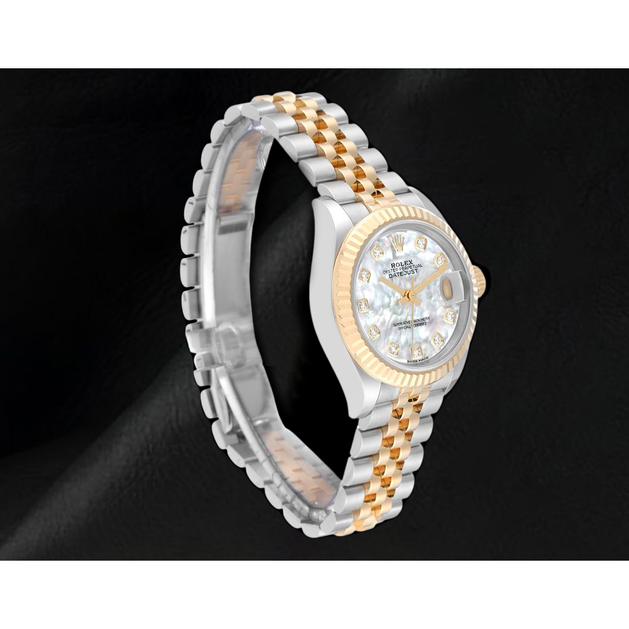 Orologio da Donna Rolex Datejust Bicolore 28 mm Madreperla Diamanti 279173