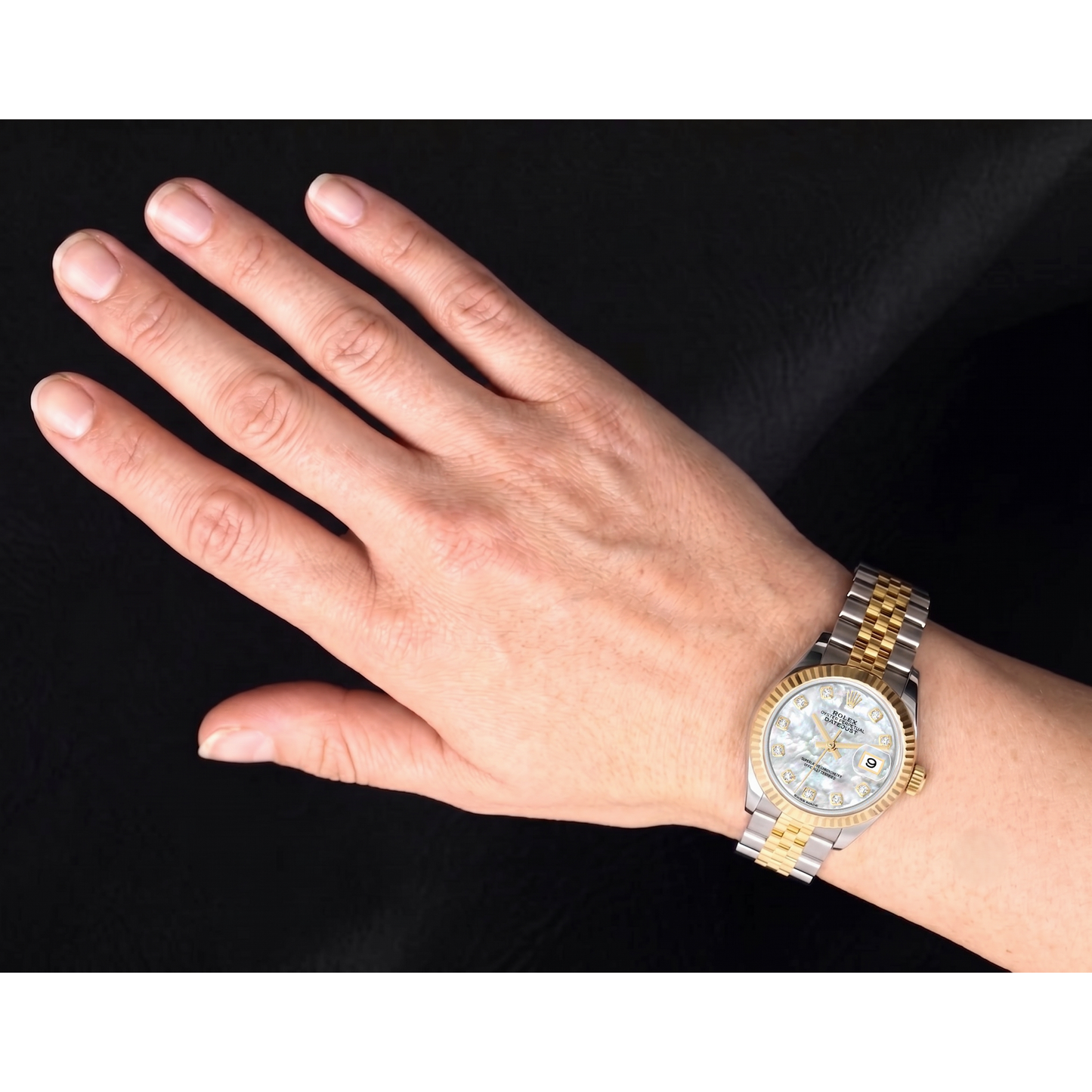 Orologio da Donna Rolex Datejust Bicolore 28 mm Madreperla Diamanti 279173