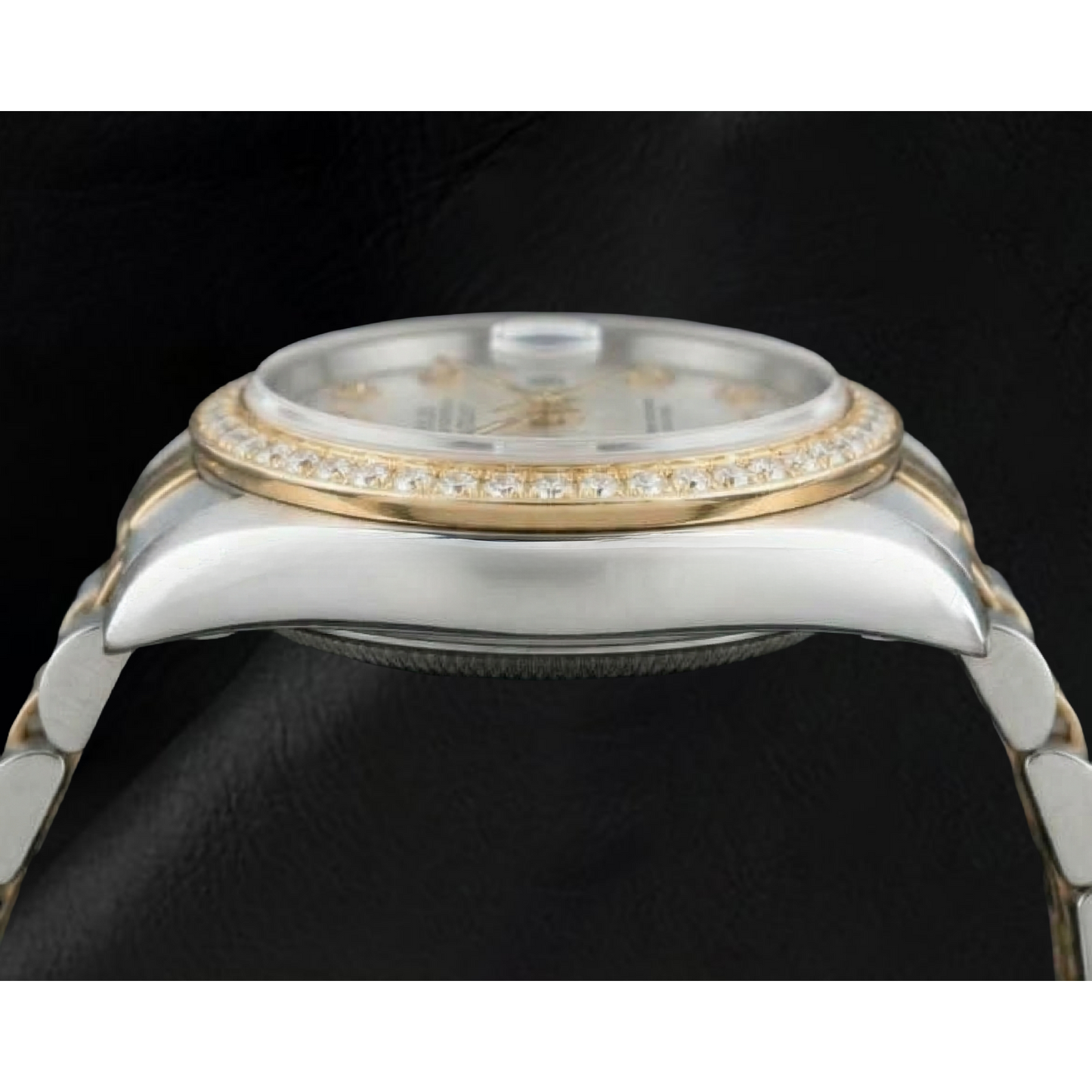 Realizzato a mano Rolex 0,20 carati – vista profilo