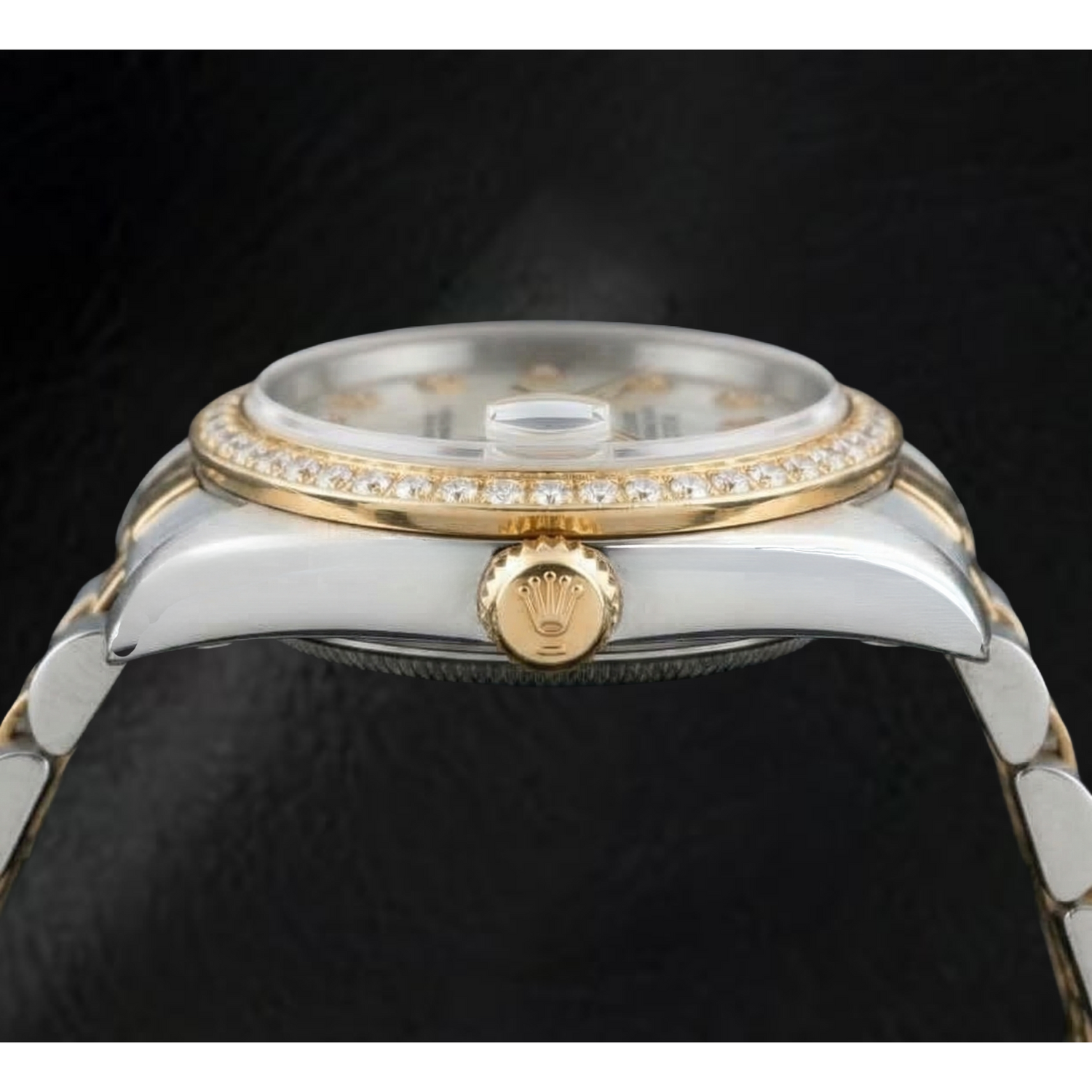 Realizzato a mano Brillante Rolex 0,20 carati – vista dall'alto
