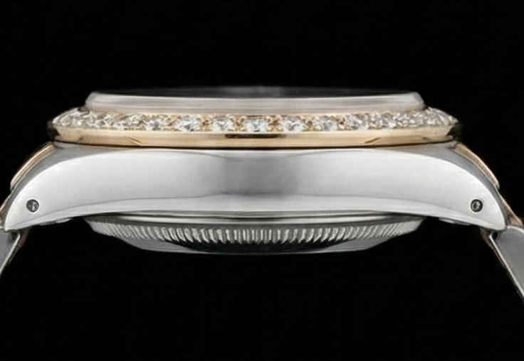 Rolex Datejust arazzo quadrante con diamanti lunetta orologio da donna in acciaio inossidabile e oro