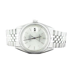 Rolex Datejust argento bastone quadrante lunetta orologio da uomo in acciaio inossidabile