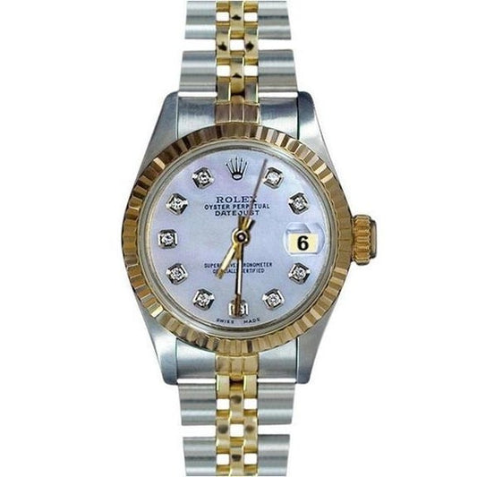 Rolex Datejust con quadrante bianco