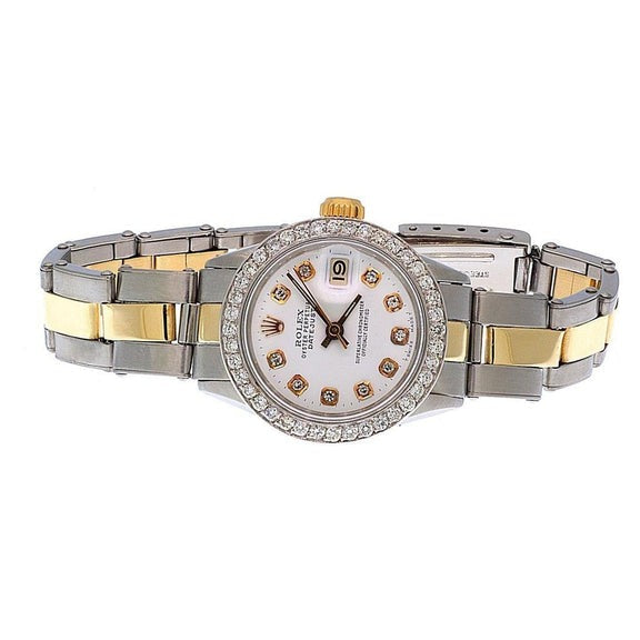 Rolex Datejust orologio da donna bicolore 
